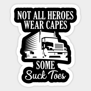 Truck Hero Feet Lover Sticker